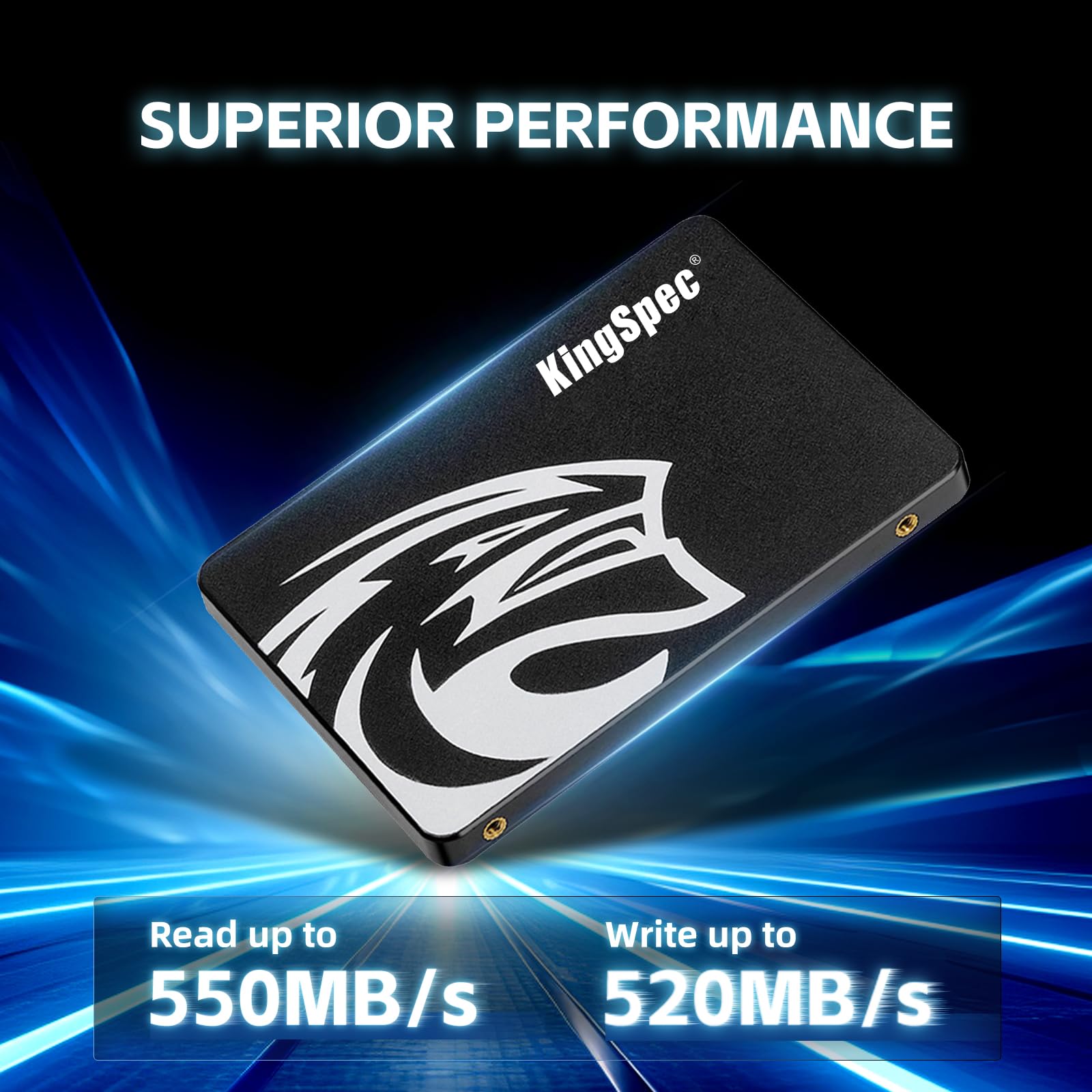 Amazon | (512GB) - KingSpec 512GB 500GB SSD 6.4cm SATA III